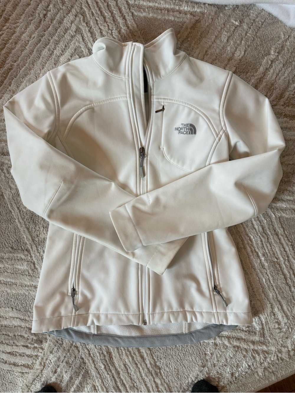 The North Face Women's Cream Softshell Utility Jacket size Small